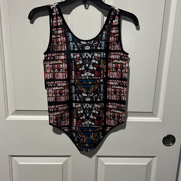 Just One Printed Scoop Bodysuit....MSRP $72 - Picture 4 of 4